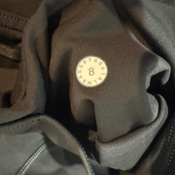 Lululemon Fast & Free Crop II *Nulux 19" Moroccan Blue Army Green Size 8 - Picture 6 of 13